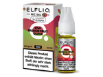 ELFLIQ Kiwi Passion Fruit Guava Nikotinsalz Liquid 10ml 20mg - E-Liquid Flasche mit Verpackung, Powered by Elfbar, 50/50 VG/PG, freigestelltes Produktbild
