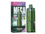 Elfbar Elfx Mega E-Zigaretten Set in Grün mit 2800mAh Akku.