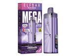 Elfbar Elfx Mega E-Zigaretten Set in Lila mit 2800mAh Akku.