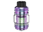 GeekVape Z Subohm 5 Clearomizer mit lila und blauem Farbverlauf und Glasbehälter.