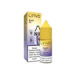 Linvo Nikotinsalz Liquid Black Ice mit 20 mg/ml Nikotinstärke.