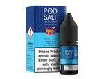 Pod Salt Bubble Blue Nikotinsalz Liquid mit 11mg/ml Nikotingehalt.