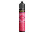 Revoltage BASED Strawberry Longfill Aroma in einer schlanken Flasche mit pinkem Etikett.