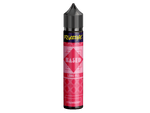 Revoltage BASED Strawberry Longfill Aroma in einer schlanken Flasche mit pinkem Etikett.