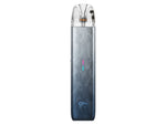 Uwell Caliburn G4 Mini E-Zigarette in Grau mit Muster und LED-Anzeige.