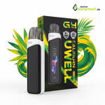 Uwell Caliburn G4 Pro E-Zigaretten Set in Weiß mit Touchscreen-Display und Verpackung.