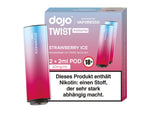 Vaporesso Dojo Twist Pods mit Erdbeer-Eis-Geschmack und 20 mg/ml Nikotin.