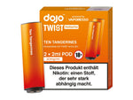 Vaporesso Dojo Twist Pods mit 20 mg/ml Nikotin in Ten Tangerines Geschmack.