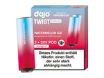 Vaporesso Dojo Twist Pods mit Watermelon Ice Geschmack und 20 mg/ml Nikotin.