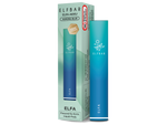 Elfbar Elfa Akku Basisgerät in Aurora Blue mit passender Produktverpackung.