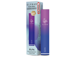 Elfbar Elfa Akku Basisgerät in Aurora Purple mit 500 mAh und passender Verpackung.