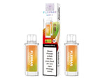 Zwei Flerbar Pods mit Apple Ice Geschmack, 2ml Füllmenge.