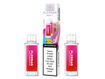 Zwei Flerbar Pink Watermelon Pods mit 2ml Füllmenge.