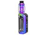 GeekVape Aegis Solo 3 E-Zigaretten Set in buntem Regenbogen-Design mit Display und Glastank.