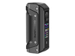 Grauer GeekVape Aegis Solo 3 Akkuträger mit TFT-Display.