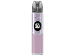 GeekVape Wenax Q2 E-Zigarette in Lila mit 30W Display und transparentem Pod-System.