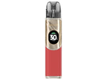 GeekVape Wenax Q2 E-Zigaretten Set in Rot und Gold mit 30W Display und 1250mAh Akku.