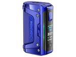 Ein blauer GeekVape Aegis Legend 5 Akkuträger mit 200 Watt Leistung und Farbdisplay.