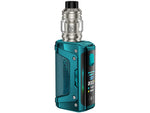 GeekVape Aegis Legend 5 E-Zigaretten Set in Türkis mit Z Subohm Tank und digitalem Display.