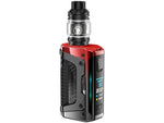 GeekVape Aegis Legend 5 E-Zigaretten Set in Rot und Schwarz mit Z Subohm Tank und Display.