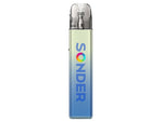 GeekVape Sonder Q 2 E-Zigarette mit farbigem Schriftzug.