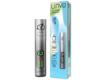 Linvo Pod Lite Plus Akku in Silber mit 500 mAh Kapazität und Display.