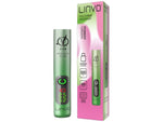 Linvo Pod Lite Plus Akku in Forest Green with 500 mAh battery and display.