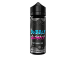 MaZa Bubble Gummy Longfill-Aroma in einer schwarzen 120 ml Flasche mit blau-pinkem Schriftzug.