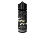 MaZa Vanilla Dough Dream Longfill Aroma in einer schwarzen 120 ml Flasche mit goldener Schrift.