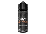 MaZa Yoco Coco Longfill Aroma in einer schwarzen 120 ml Flasche mit Kokos-Joghurt-Geschmack.