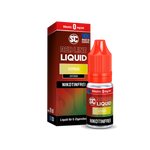 SC Red Line Citrus Nikotinsalz Liquid 0 mg/ml in einer roten Flasche.