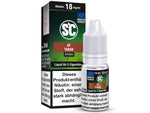 SC AF Tabak E-Zigaretten Liquid in einer 10ml Flasche mit 18mg/ml Nikotin und Umverpackung.