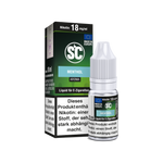 SC Menthol E-Zigaretten Liquid mit 18 mg/ml Nikotin.
