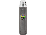Grauer Uwell Caliburn G4 E-Zigaretten Set mit farbigem Display.