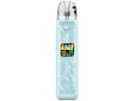 Uwell Caliburn G4 E-Zigarette in Hellblau mit Farbdisplay und 35W Leistung.