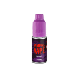 Vampire Vape Catapult E-Zigaretten Liquid in einer lila Kappe.