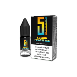5EL - Lemon Peach Ice - Nikotinsalz Liquid