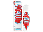 Dr. Frost Polar Ice Strawberry Longfill Aroma in einer 10 ml Flasche mit passender Umverpackung.