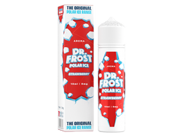 Dr. Frost Polar Ice Strawberry Longfill Aroma in einer 60 ml Flasche mit Umverpackung.