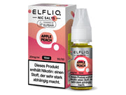 ELFLIQ Apple Peach Nikotinsalz Liquid 10ml 20mg - E-Liquid Flasche mit Verpackung, Powered by Elfbar, 50/50 VG/PG