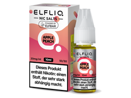 ELFLIQ Apple Peach Nikotinsalz Liquid – 10ml Elfbar Geschmack 10/20mg