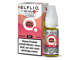 ELFLIQ Apple Peach Nikotinsalz Liquid – 10ml Elfbar Geschmack 10/20mg