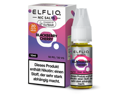 ELFLIQ Blackberry Cherry Nikotinsalz Liquid – Brombeere & Kirsche 10ml