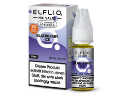 ELFLIQ Blackberry Ice Nikotinsalz Liquid – Brombeere & Frische 10ml