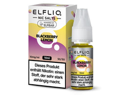 ELFLIQ Blackberry Lemon Nikotinsalz Liquid – 10ml Elfbar Vape Juice