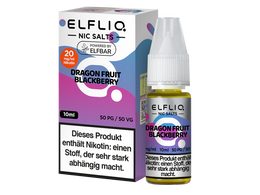 ELFLIQ Dragon Fruit Blackberry – Nikotinsalz Liquid 10 ml