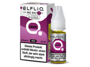 ELFLIQ Grape Nikotinsalz Liquid in einer 10ml Flasche mit passender Verpackung.