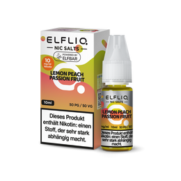 ELFLIQ - Lemon Peach Passion Fruit - Nikotinsalz Liquid