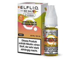 ELFLIQ Nikotinsalz Liquid Lemon Peach Passion Fruit – 10ml E-Liquid