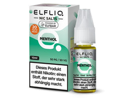 ELFLIQ Menthol Nikotinsalz Liquid – 10ml E-Liquid mit 10mg/20mg Nikotin